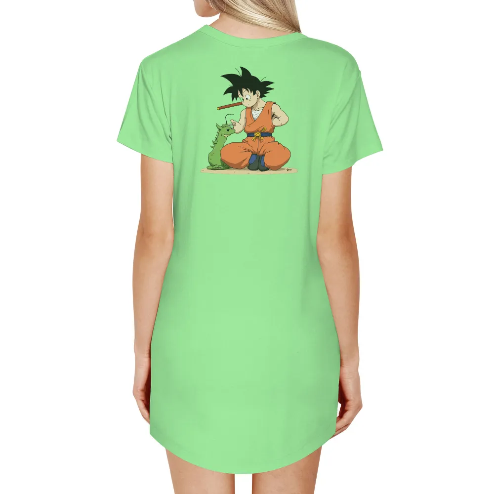 T-Shirts Custom: Goku and Dragon - Anime Adventure|pokemon magic shirt