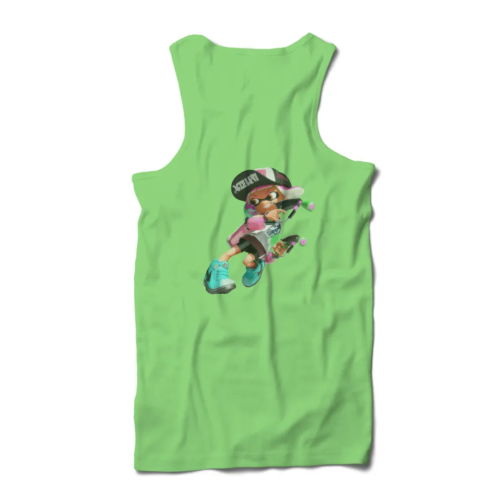 Custom T-Shirt Printing: Marina's Urban Warrior Style from Splatoon|squid game roblox t shirt