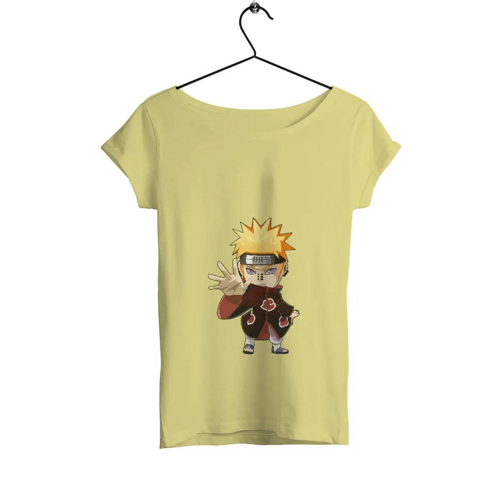 TShirt Printing: Naruto's Journey - Anime Perseverance Design|blue shirt cartoon character