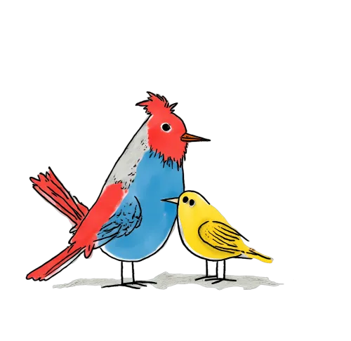 TShirt Printing: Birds of Friendship and Adventure