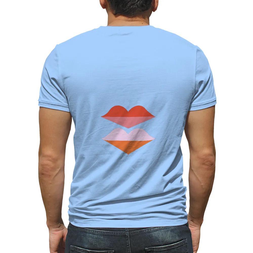 T-Shirts Design: Bold Lips of Love and Passion|red braves world series shirt