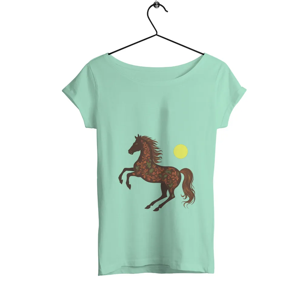 Shirts Graphic Tees: Horse of Nature - Artistic Design|life is good valentine shirt