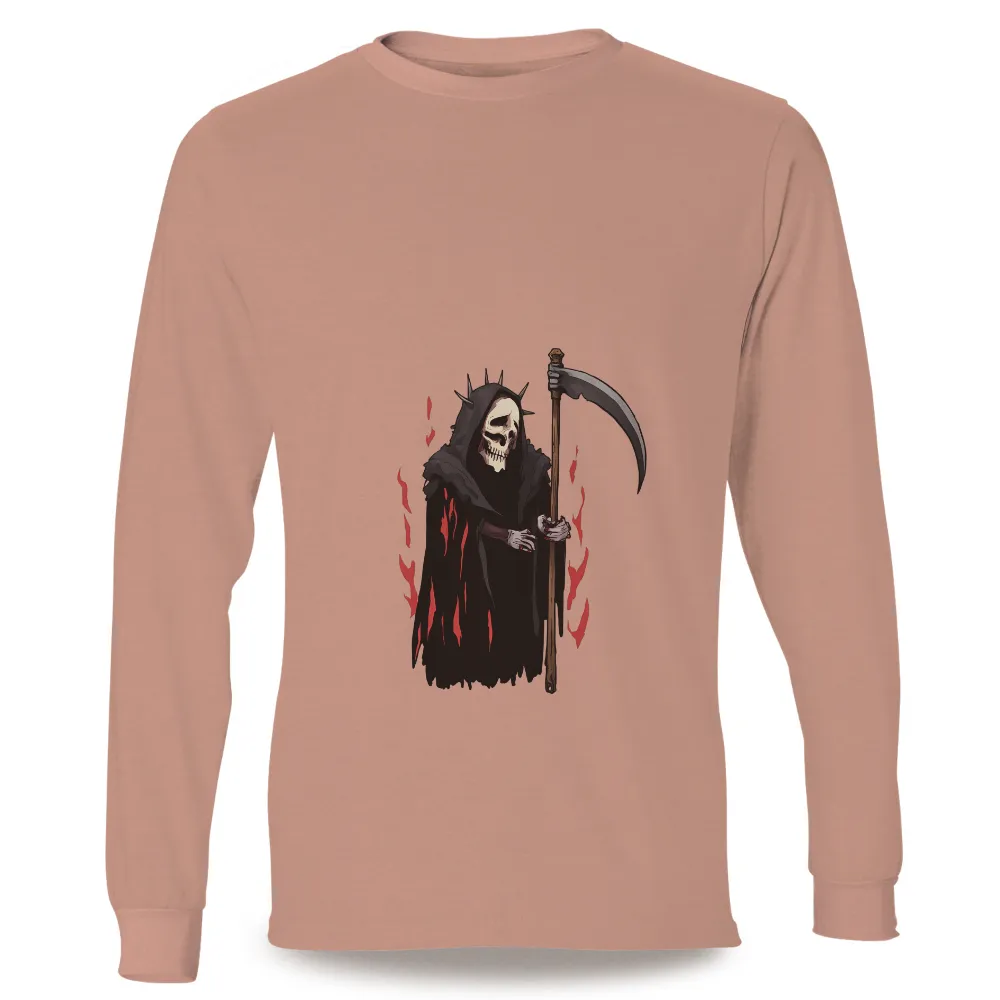 Embrace Mortality with Striking Grim Reaper Designs|90s retro tshirts