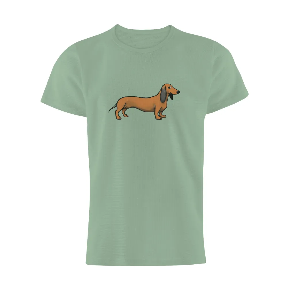 Graphic Tees: Adorable Dachshund Design Brings Joy|grab t shirt design