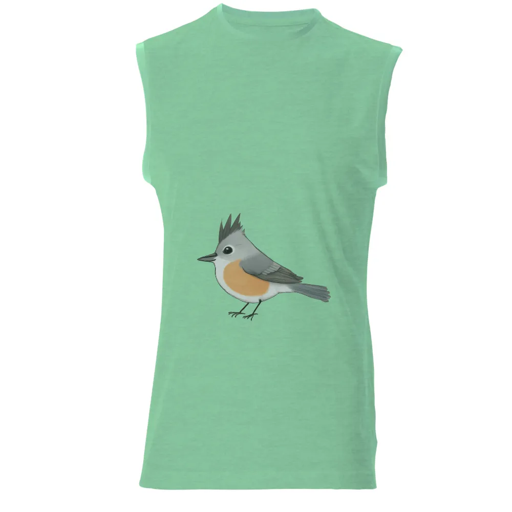 T-Shirt Printing: Whisker the Bird - Artistic Design|urban sun shirt