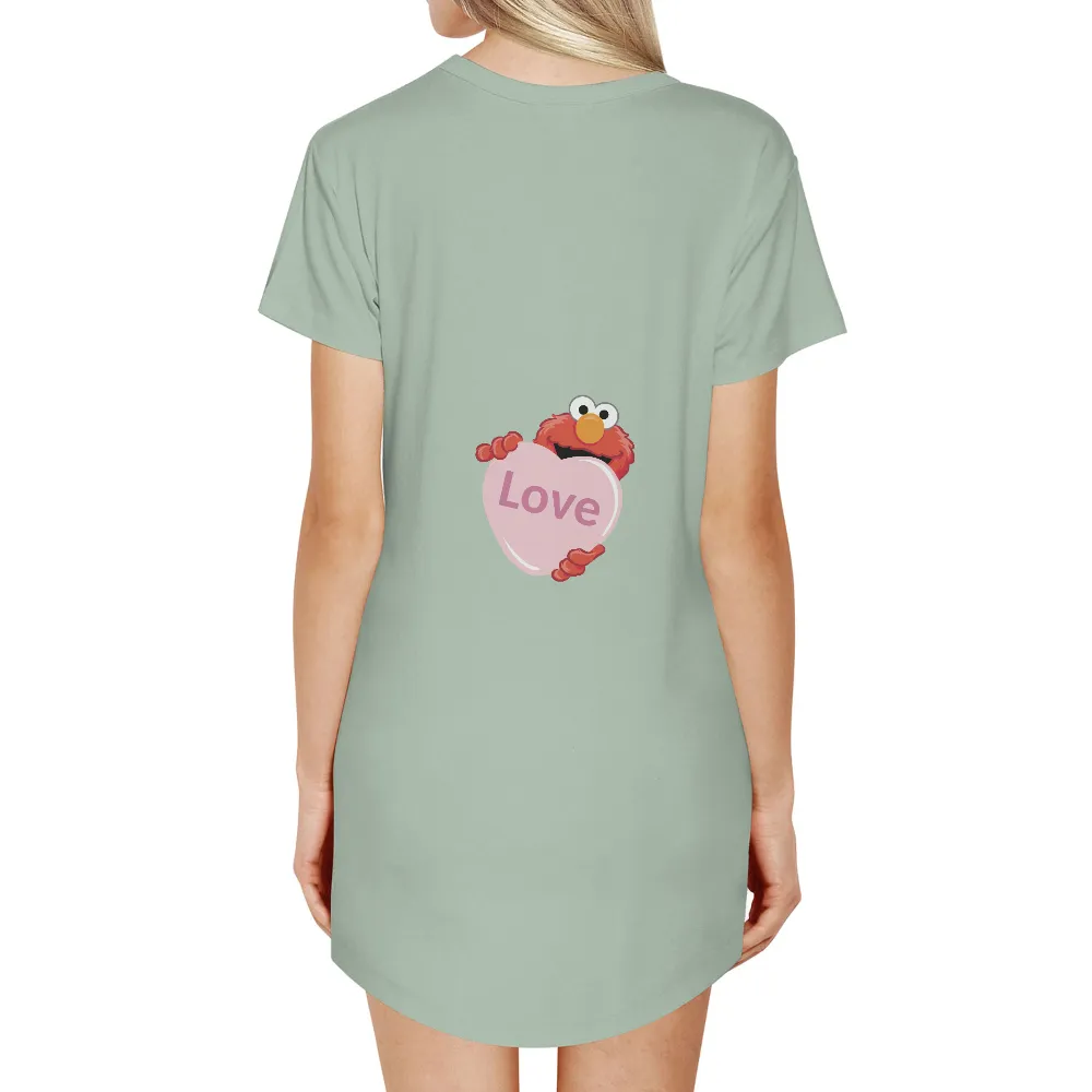 T-Shirts Custom: Spread Love with Elmo's Heart|heart and core military shirts