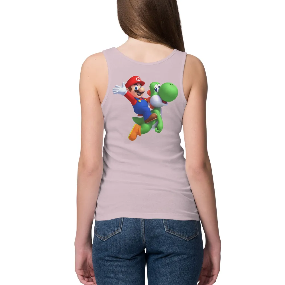 Custom Tee Shirts: Mario and Yoshi Adventure|adventure time star wars shirt