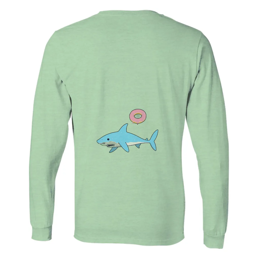 T-Shirts Custom: Shark Donut Fun - Whimsical Ocean Humor|fun squad t shirt youtube