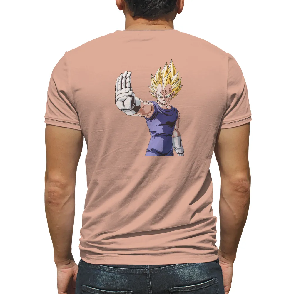 T-Shirt Printing: Super Saiyan Vegeta - Anime Power and Perseverance|vegeta t shirt hot topic