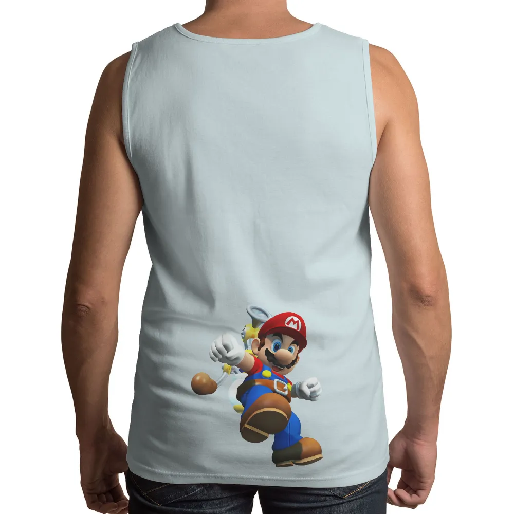 T-Shirts Custom: Mario with Angel Wings - Gaming Adventure|you only got video game t shirt