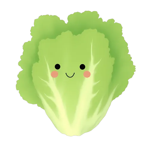 TShirt Printing: Spread Joy with Our Quirky Lettuce Character