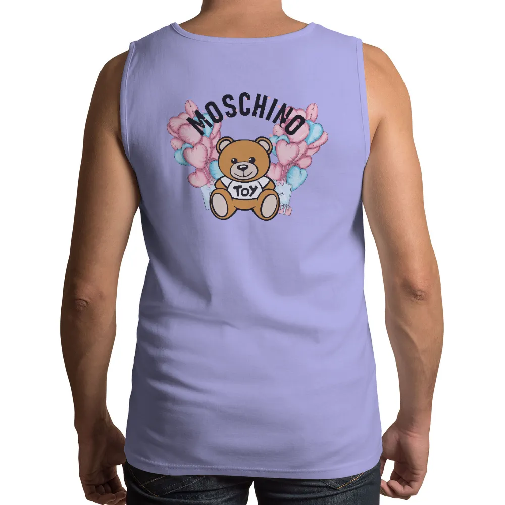 Moschino Toy Bear T-Shirts Custom: A Blend of Innocence and Sophistication|zumiez i love hot moms shirt