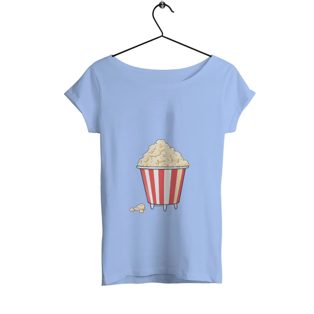 TShirt Printing: Popcorn Bucket - Nostalgia and Comfort|bleaching comfort colors