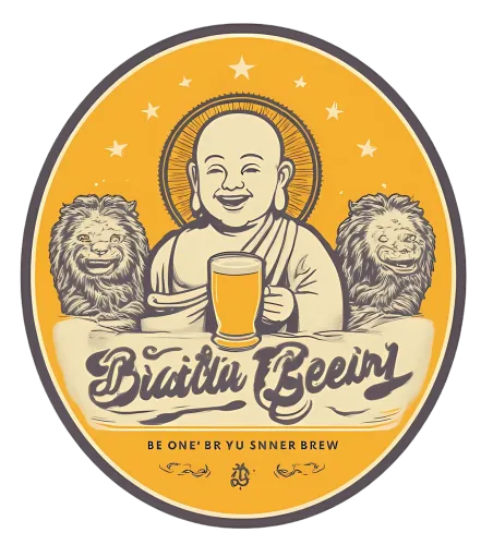 Humorous Buddha Beer Celebration: Embrace Joy and Unity