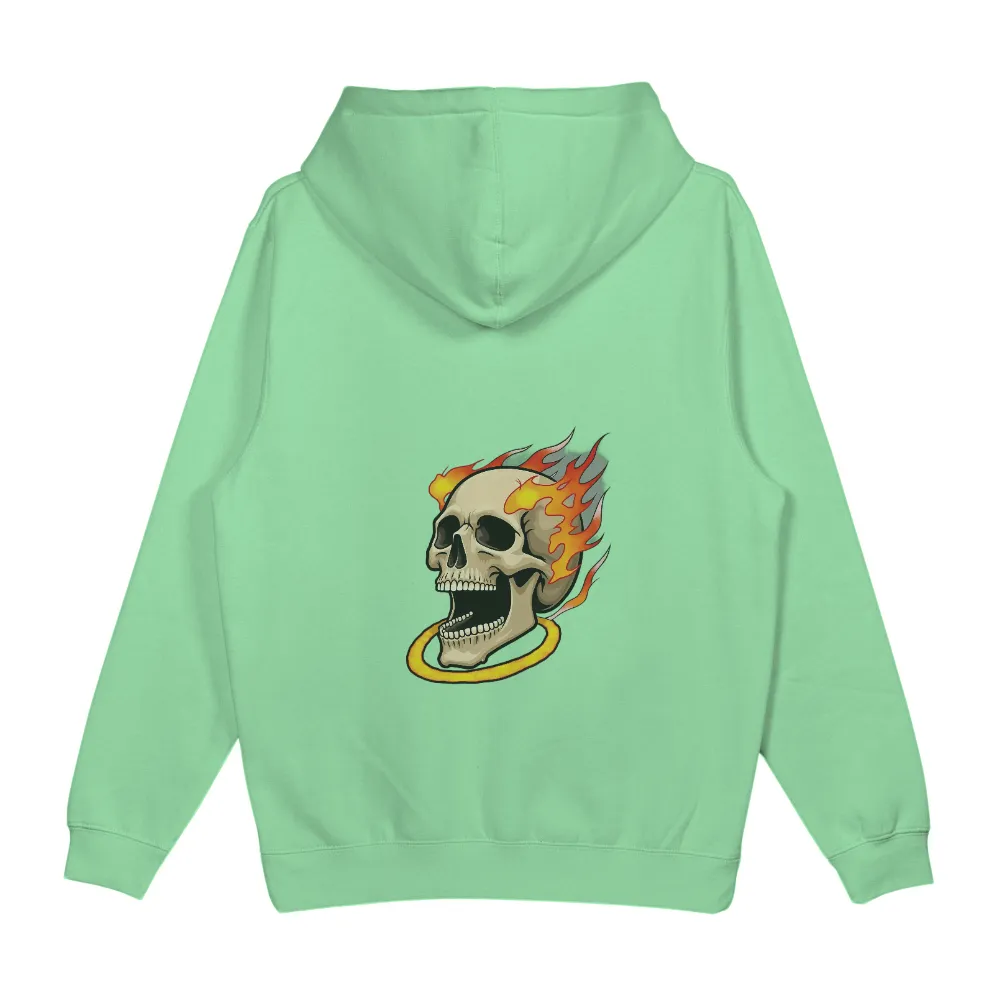 TShirt Printing: Skull on Fire - Unity and Strength|bakugou in his skull shirt