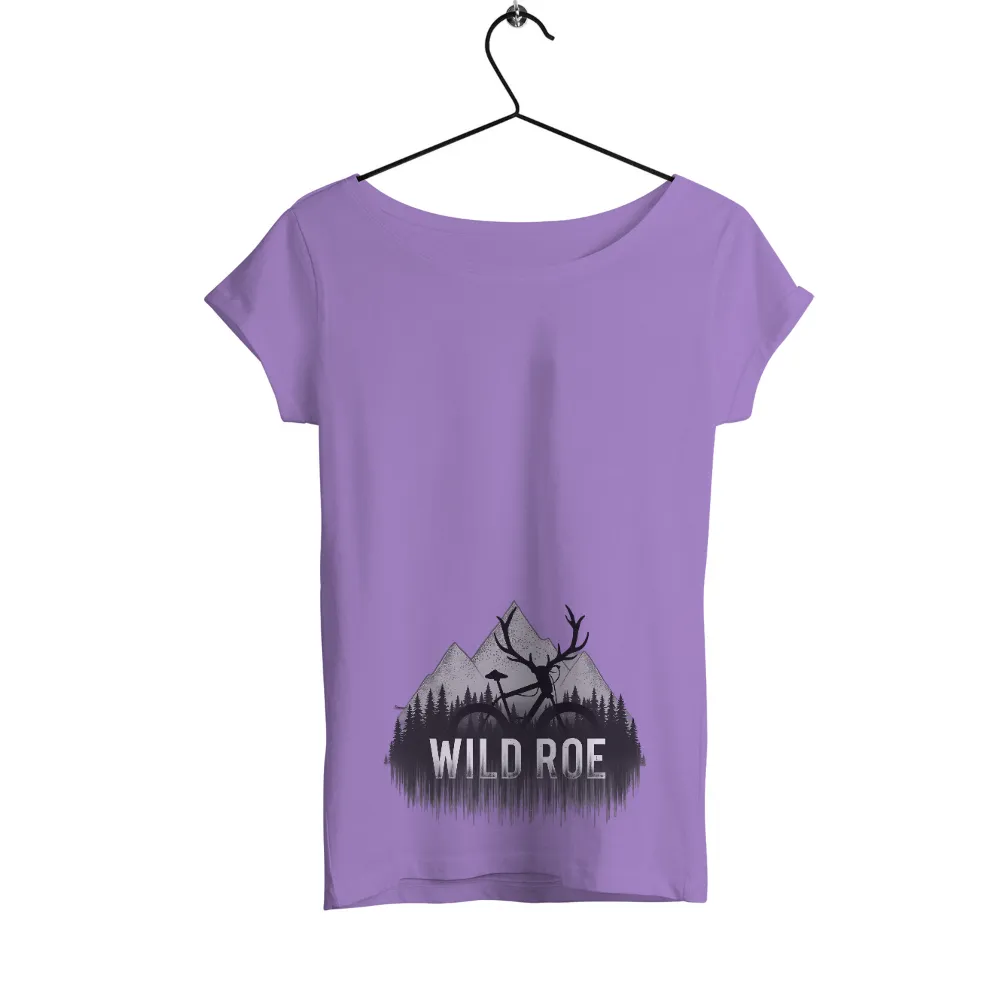 Wild Roe T-Shirts Pattern: Adventure in the Mountains|freedom graffiti