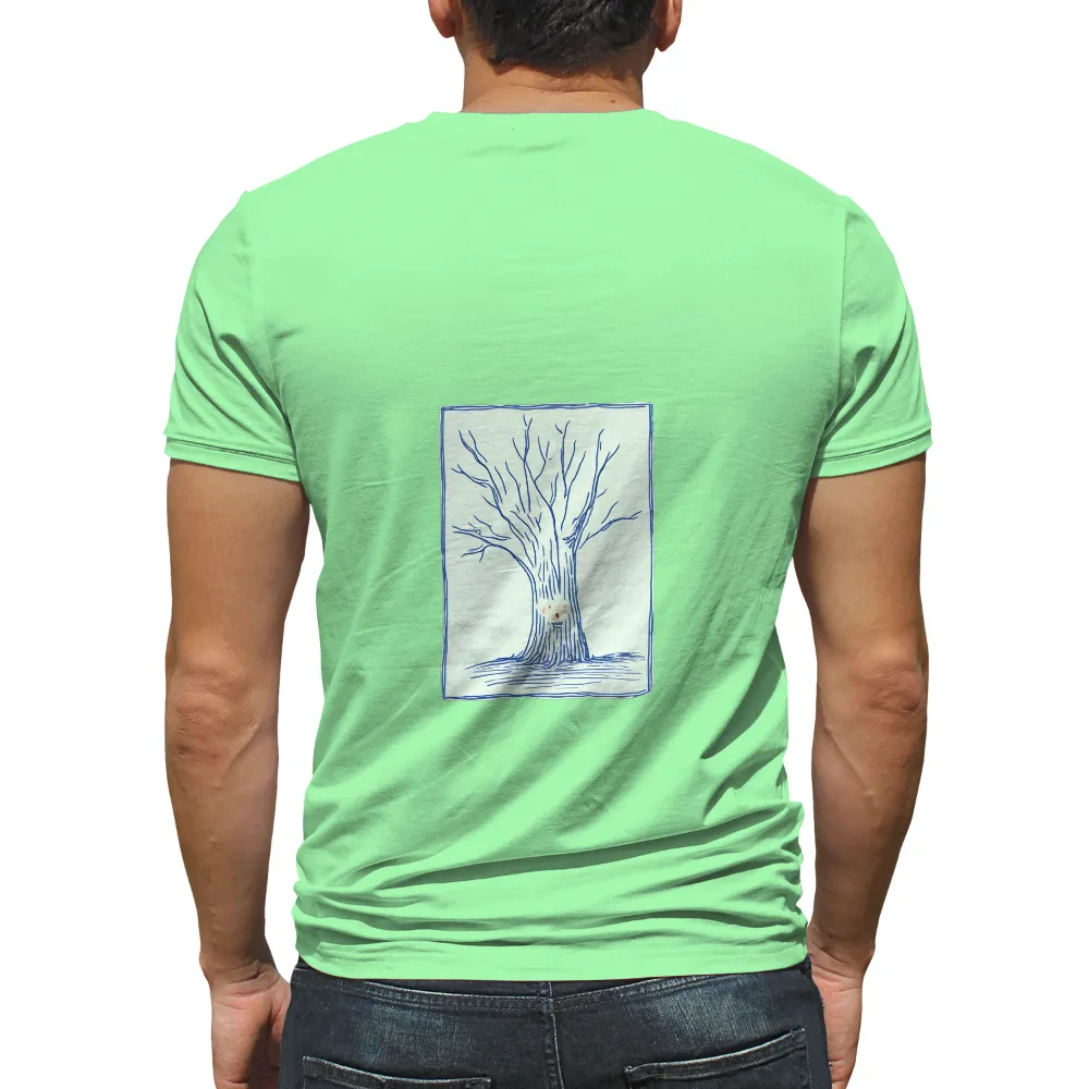 T-Shirt Printing: Tree of Wisdom - Nature's Resilience|every road trip has a story shirt