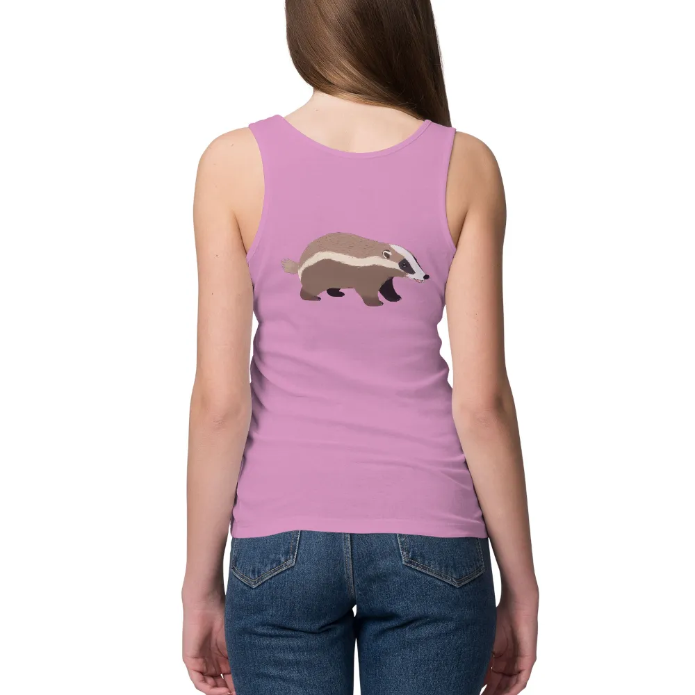 Customized Tee Shirts: Boris the Badger's Adventure|hang ten ladies sun protection tee