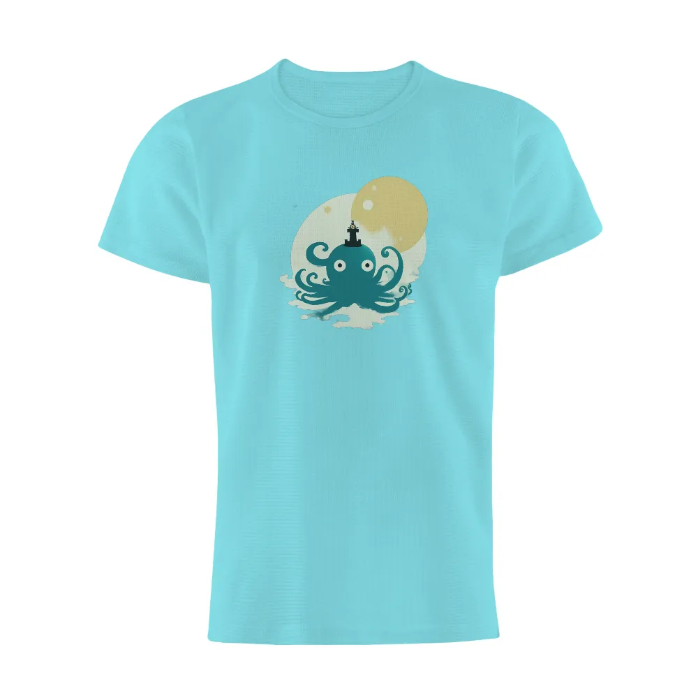 Shirts Graphic Tees: Luna the Octopus - Guardian of the Night|dallas stars robertson