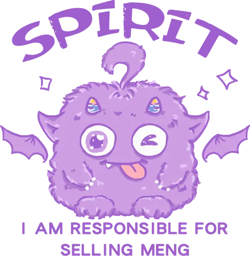 Custom T-Shirt Printing: Spread Joy with Spirit the Purple Monster