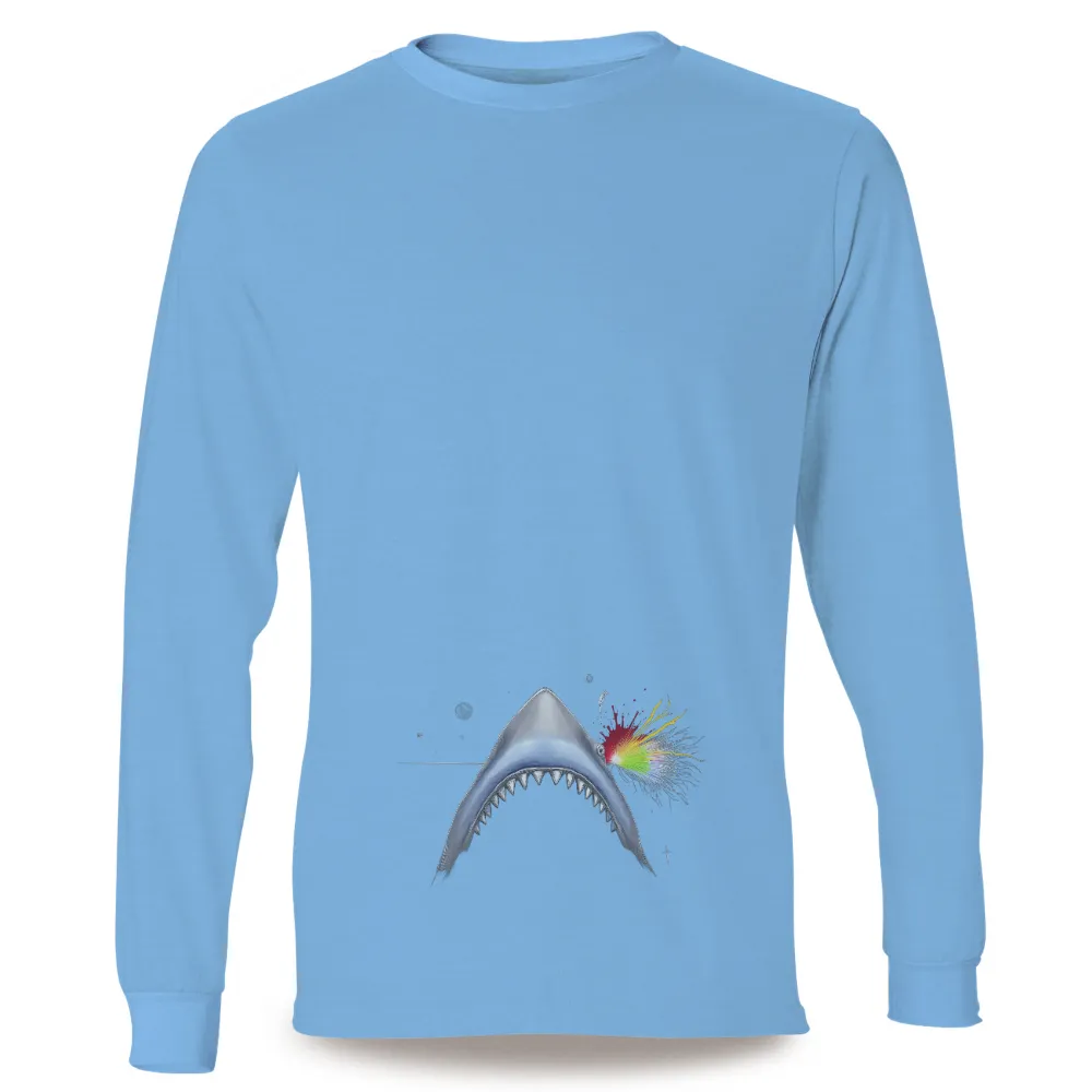 T-Shirts Pattern: Shark Fireworks - Overcoming Adversity|the new day feel the power t shirt