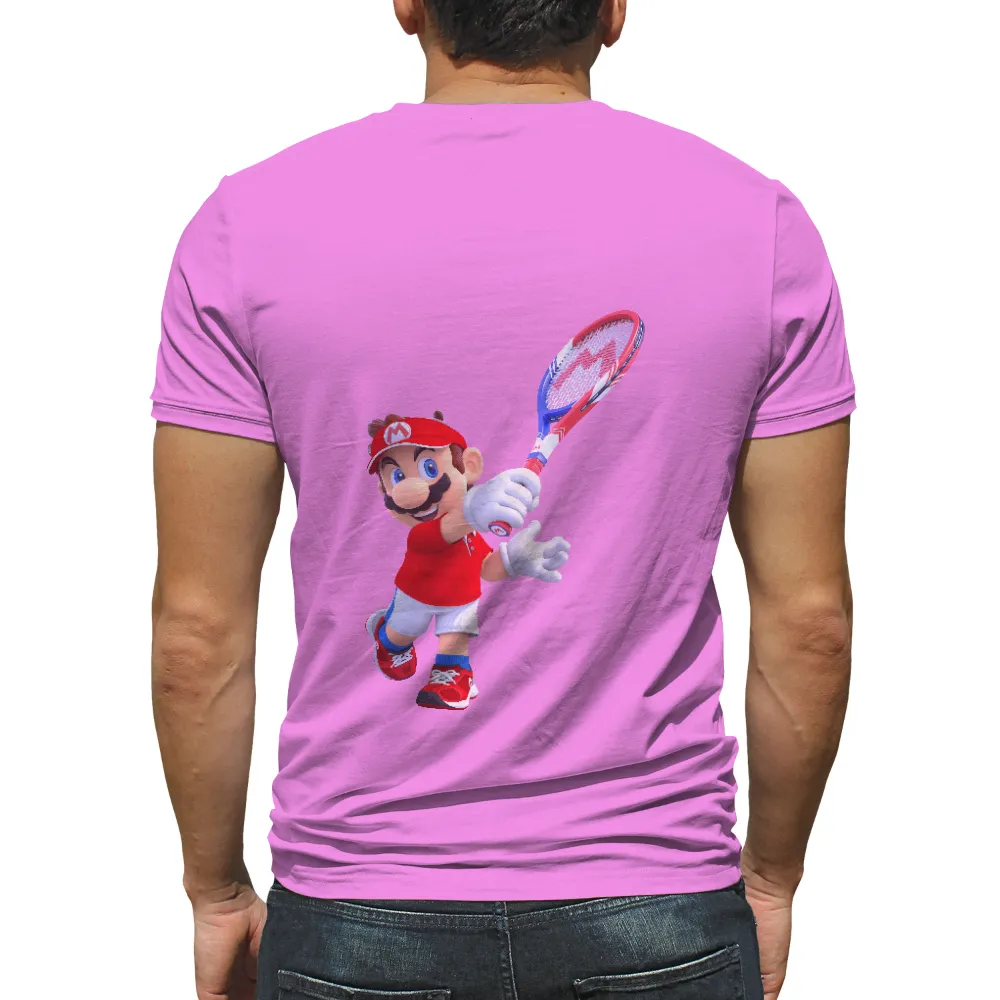 TShirt Design: Mario Tennis - Gaming Pop Culture|rappin mario shirt