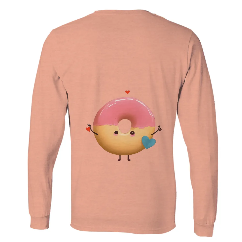 Graphic Tees: Whimsical Donut Love - Cheerful and Positive Design|cute women's 4th of july shirts