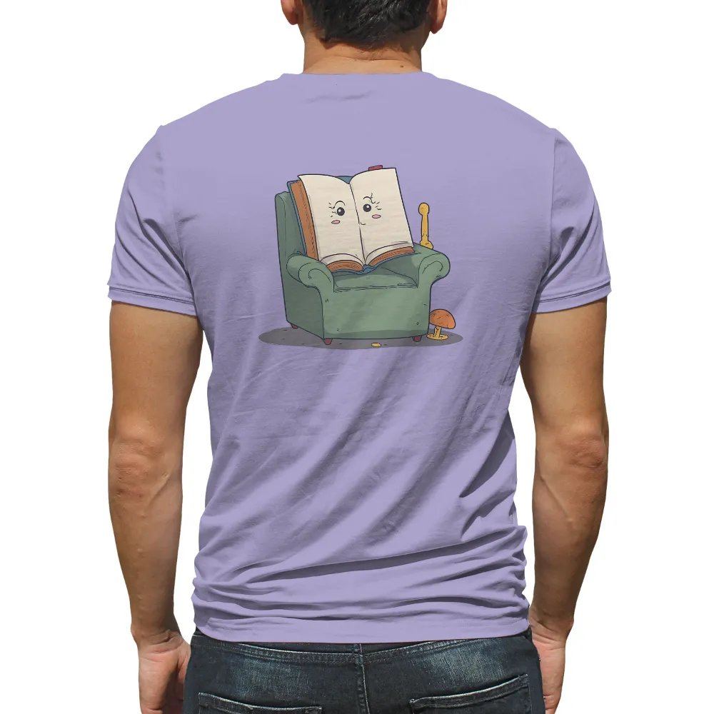 T-Shirts Design: Whimsical Book Adventures | Life Theme| Small mushroom