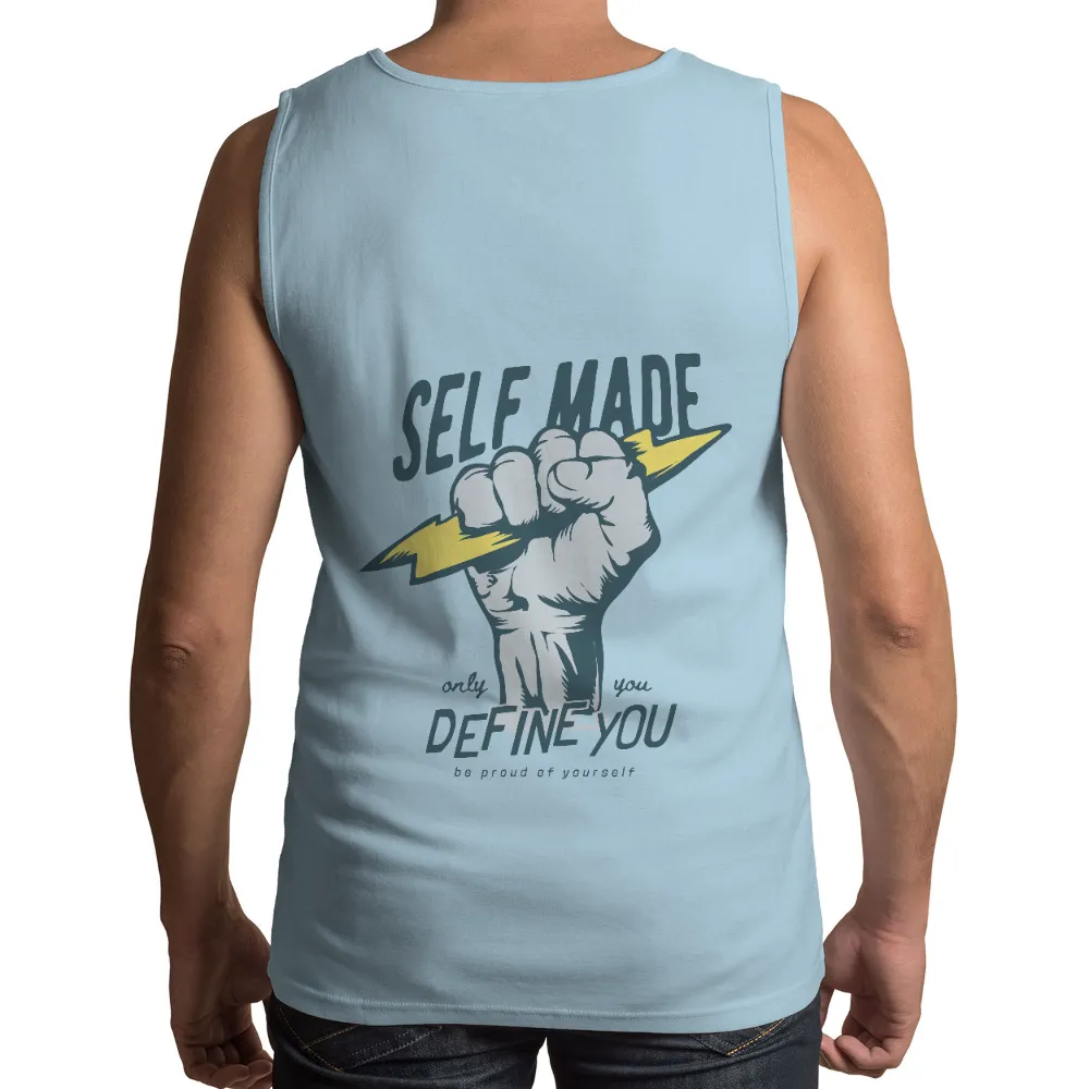 T-Shirts Pattern: Self-Made Success - Only You Define You|tie dye gay pride shirt