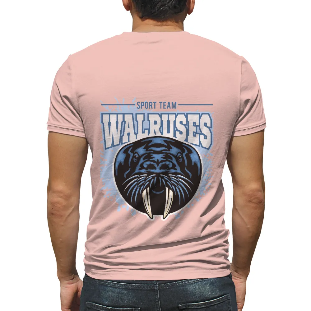 Graphic Tees: Walrus Sports Team - Strength and Unity|nba team logo t shirt