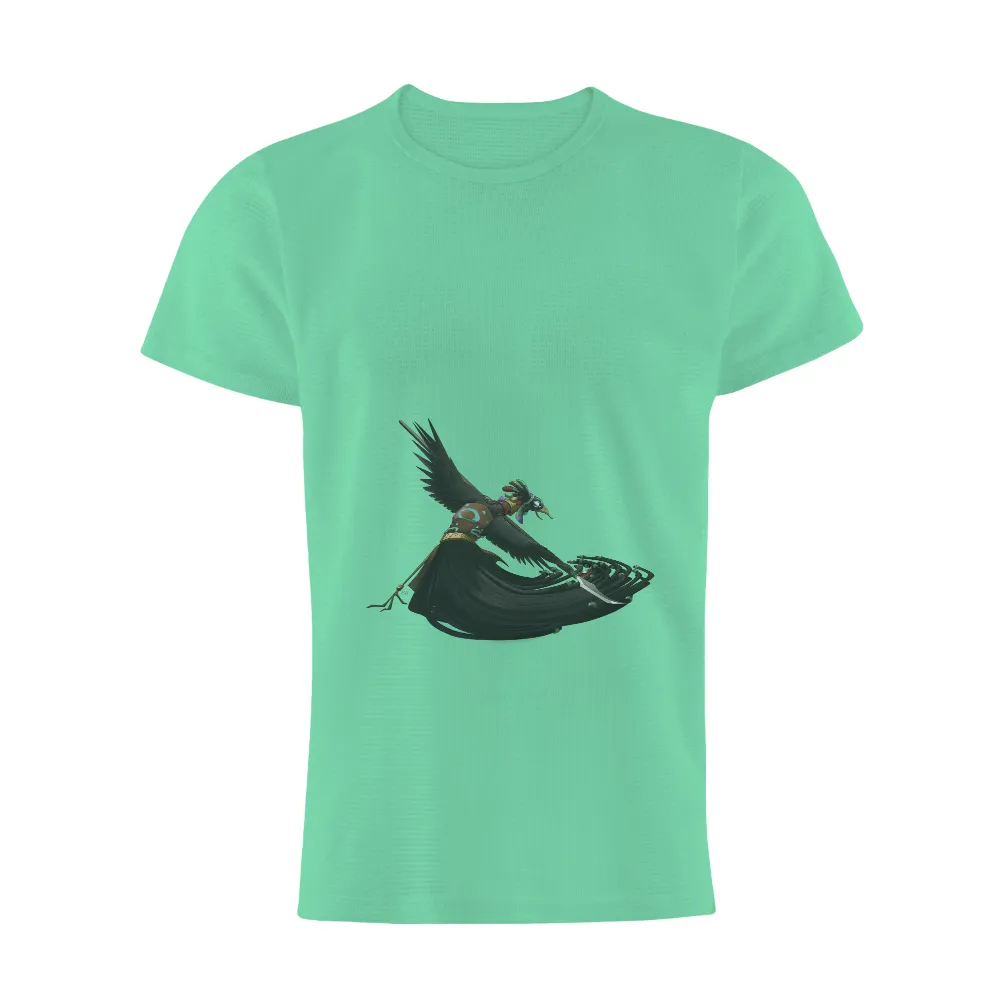 Tee Shirt Printing: Kairos - The Mythical Bird Warrior|best lightweight sun protection clothing