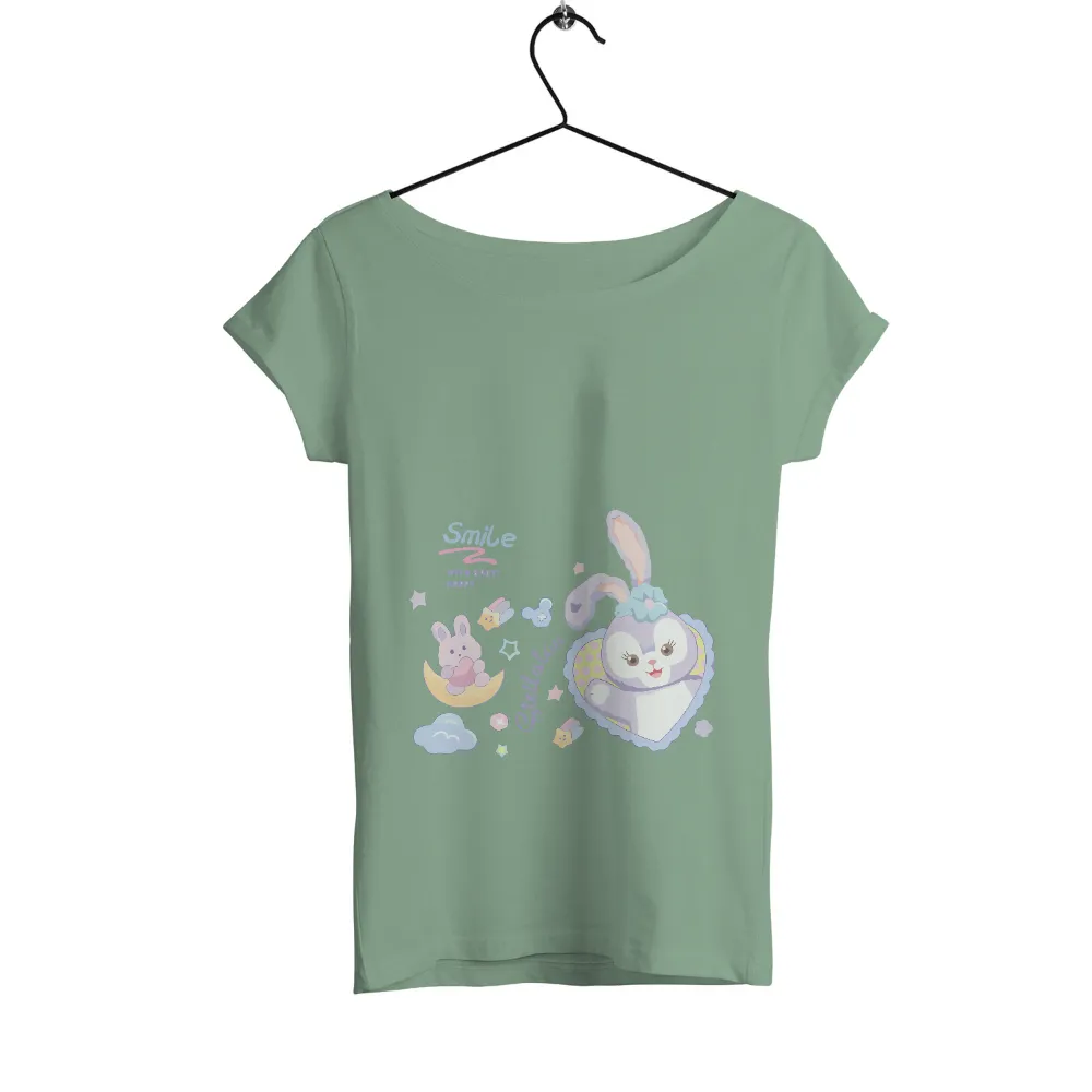 TShirt Printing: Smile with Bobbi & Bobby - Whimsical Bunny Design|no bunny loves me like jesus shirt