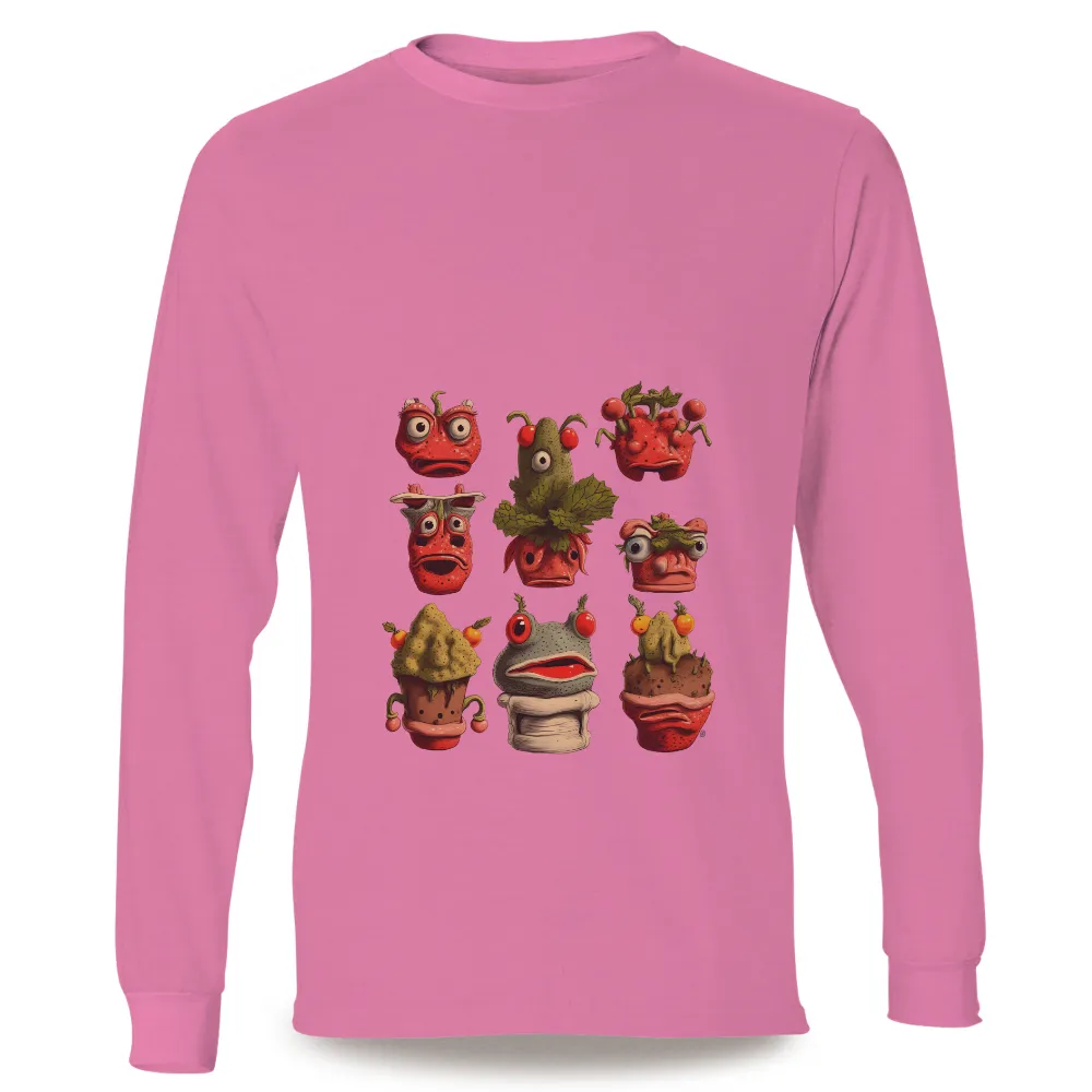 Tee Shirts Printed: Quirky Anthropomorphic Vegetables|you serious clark shirt