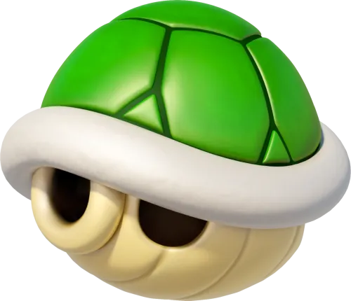 Graphic Tees: Iconic Green Shell from Mario Kart