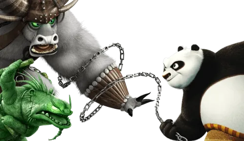 T-Shirts Custom: Epic Battle of Tai Lung vs Po in Kung Fu Panda