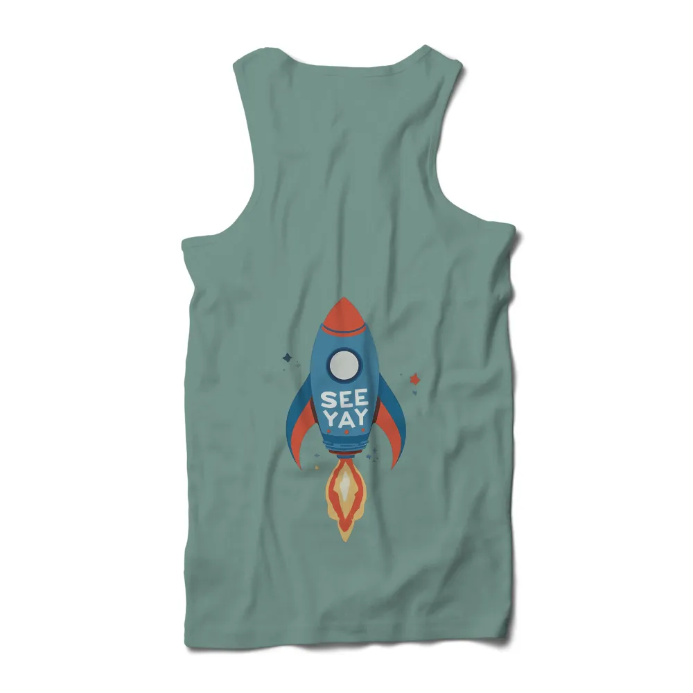 TShirt Design: Blast Off with SEE YAY Rocket|kennedy space center tee shirts