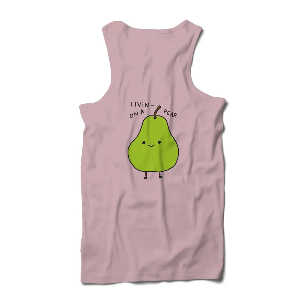 TShirt Design: Livin' on a Pear - Happy Life Quotes|cute black t shirt roblox