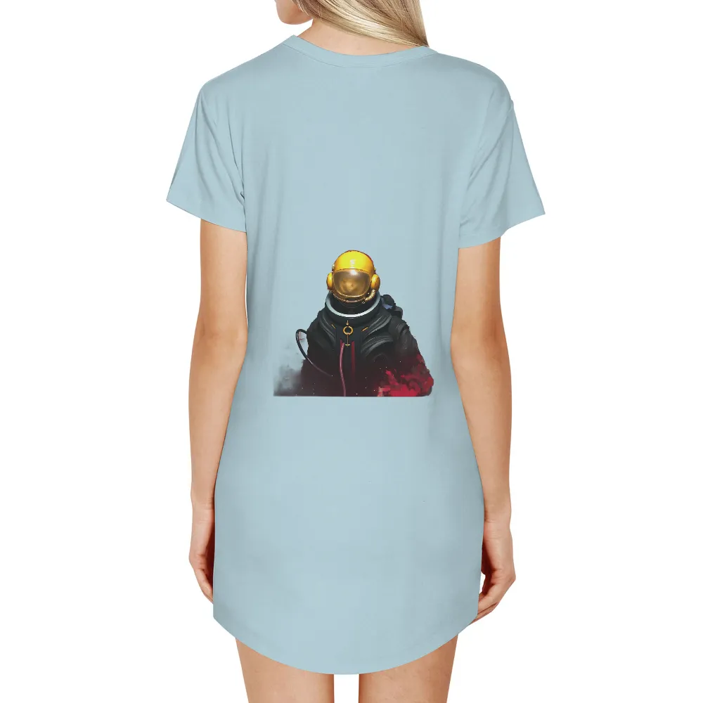 Custom Tee Shirts: Space Explorer | Astronaut Design| Futuristic astronaut design