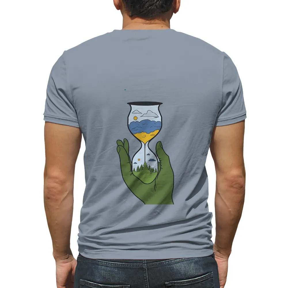 Graphic Tees: Timeless Beauty - Hourglass Nature Design|boom time t shirt