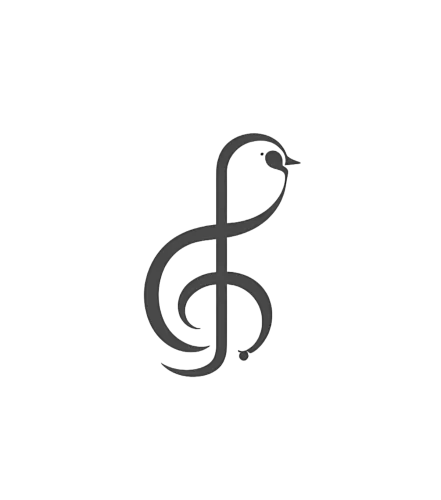 Minimalist Treble Clef Design: A Timeless Emblem of Music