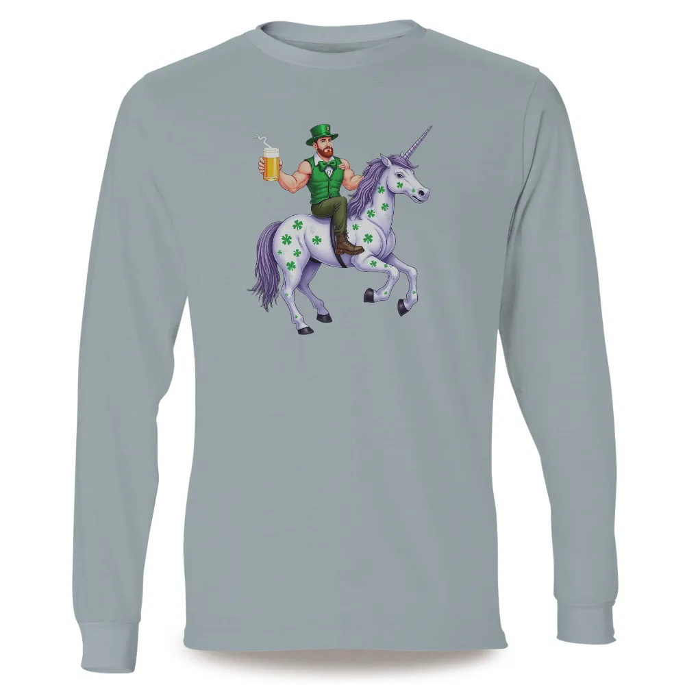 Tee Shirts Printed: Celebrate St. Patrick's Day with Unicorn Magic| festive celebration