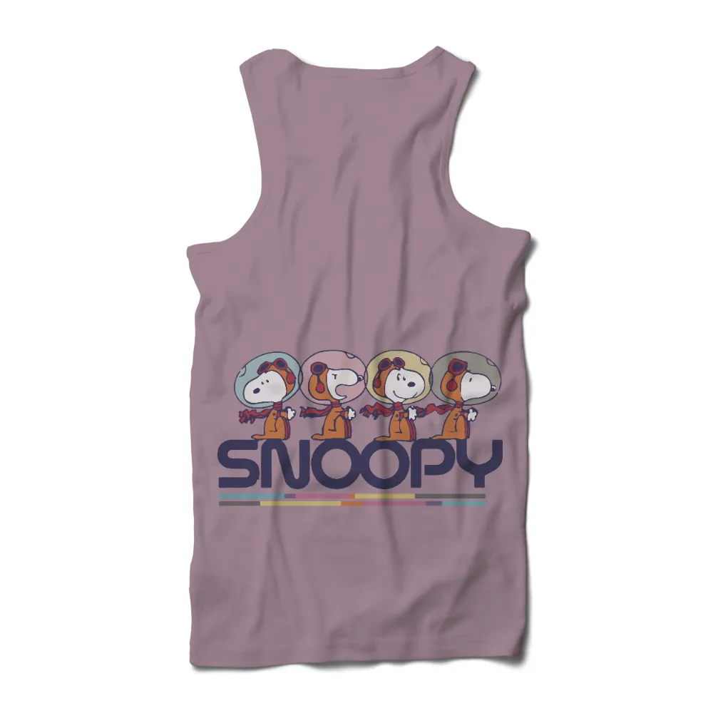 Custom T-Shirt Printing: Spread Joy with Snoopy's Adventurous Friends|aviator nation big rainbow boyfriend tee