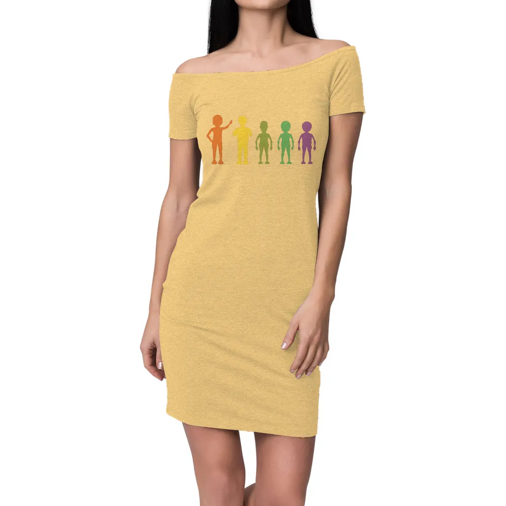 Tee Shirt Printing: Celebrate Diversity with Vibrant Silhouettes|human beings colors may vary shirt