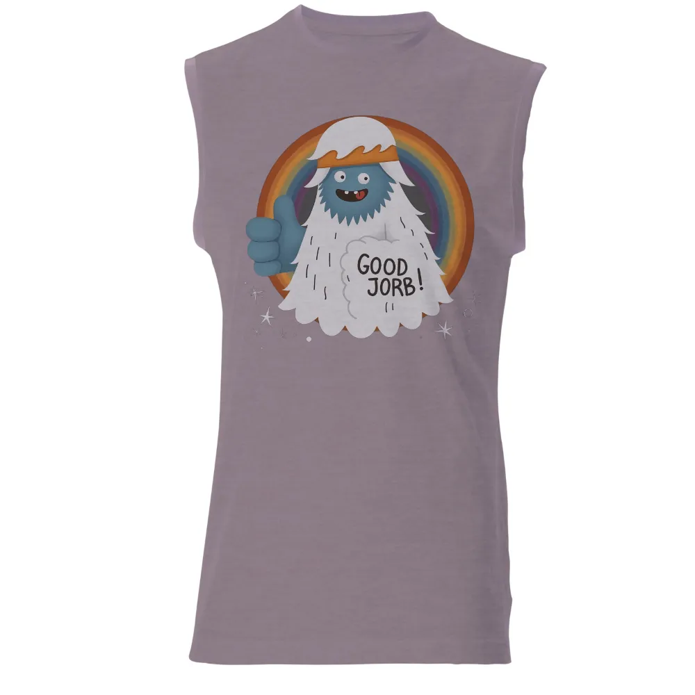 T-Shirts Design: Yeti's Good Job Rainbow - Funny & Quotes|napalm death rainbow shirt