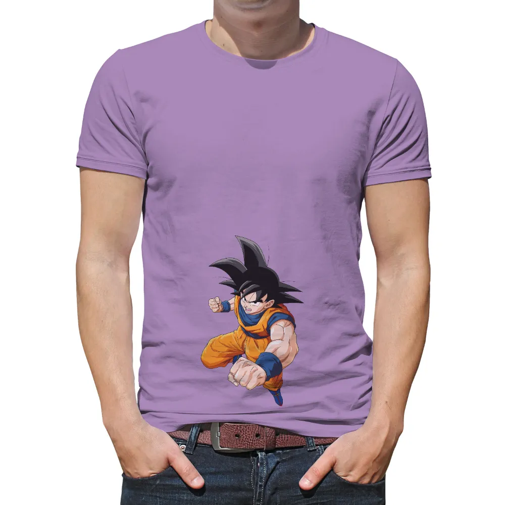 Graphic Tees: Goku's Unwavering Spirit - Anime Inspired Design|dragon ball z workout pants