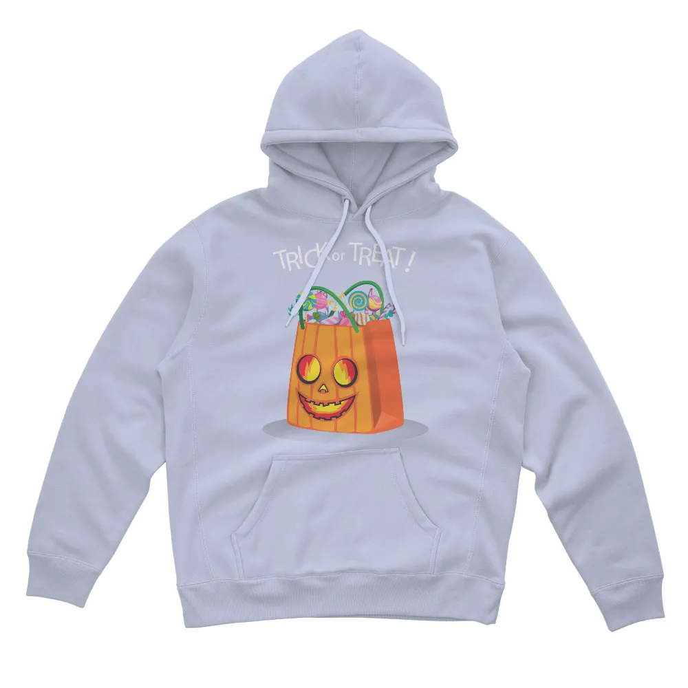 TShirt Design: Halloween Trick or Treat Bag|autumn falls white shirt