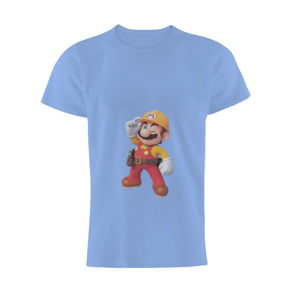 T-Shirts Custom: Celebrate Mario's Adventure with Iconic Gaming Design|you only got video game t shirt