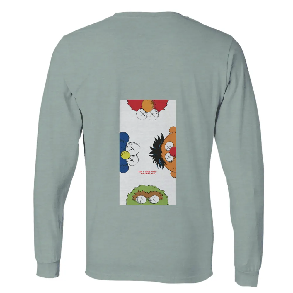 T-Shirts Custom: Sesame Street Characters in Modern Minimalist Style|g force cartoon t shirt