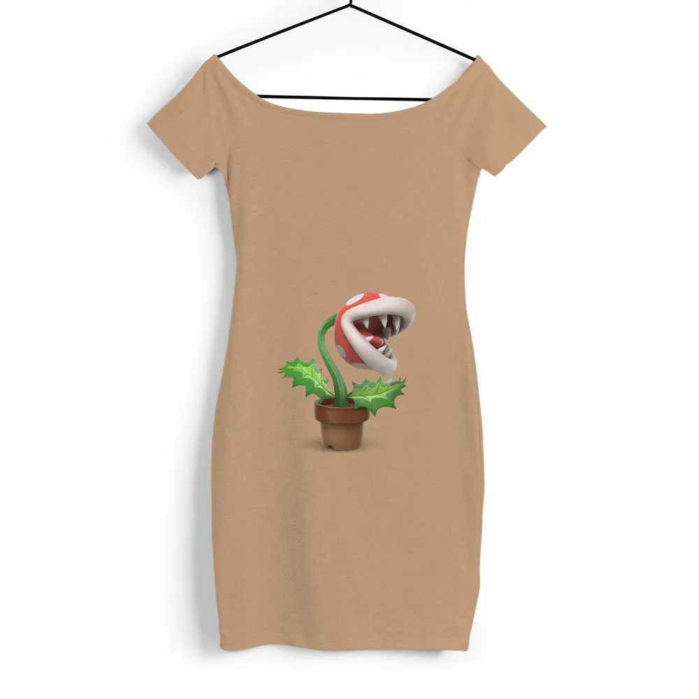 Shirts Graphic Tees: Piranha Plant from Classic Gaming|classic game tees