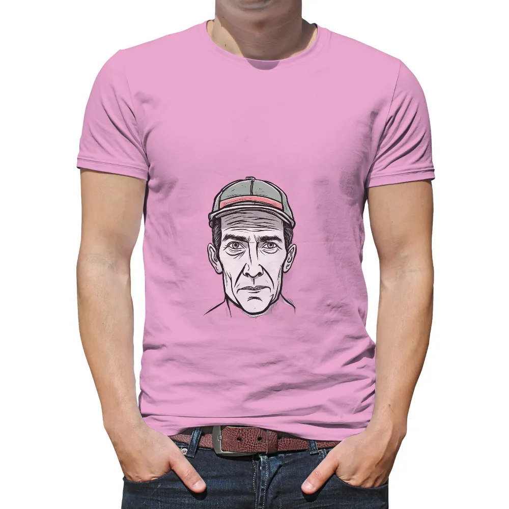 T-Shirts Pattern: The Man with the Green Cap|cartoon character with star on shirt